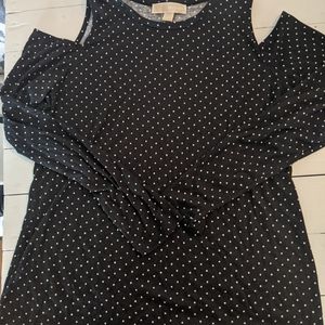 Michael Kors Cold Shoulder top